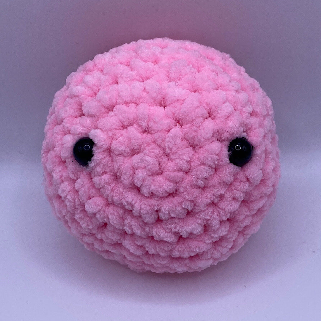 Crochet Stress Ball - Pale Pink