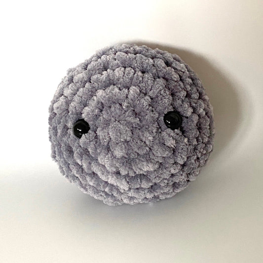 Crochet Stress Ball - Grey