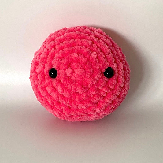 Crochet Stress Ball - Hot pink