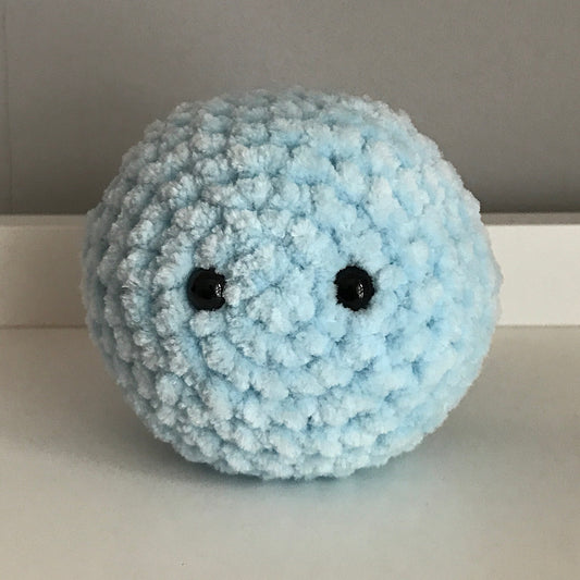 Crochet Stress Ball - Light Blue