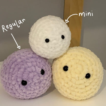 Crochet Stress Ball - Multi Blue